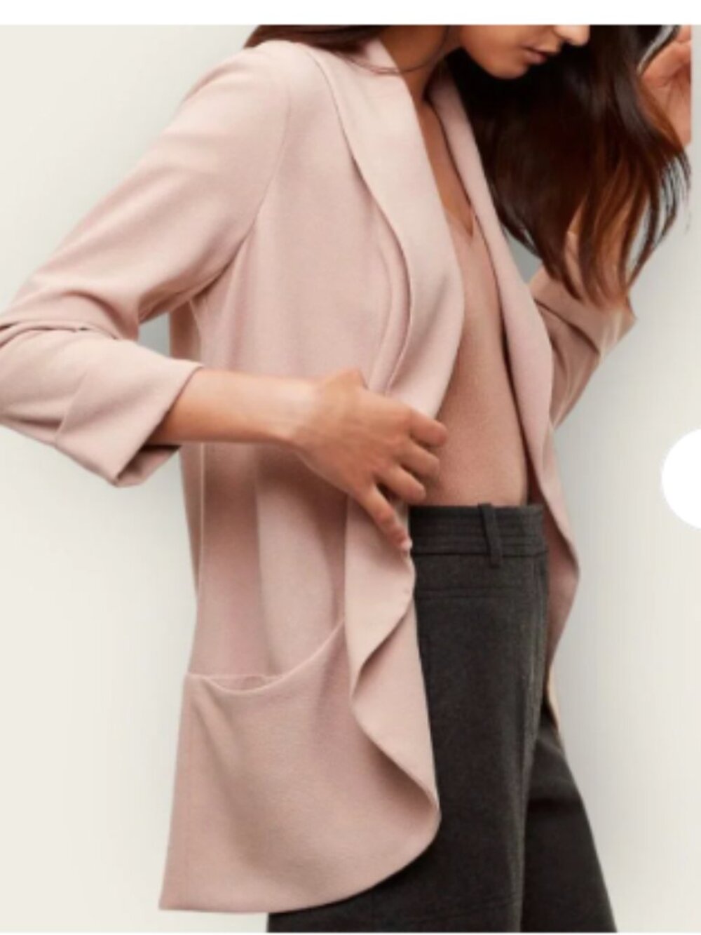 Wilfred Chevaler Jacket Size 2 Blush Rose Taupe